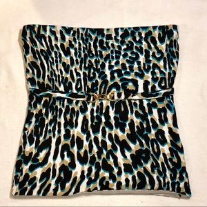 Vintage Caché Cheetah Tube Top
